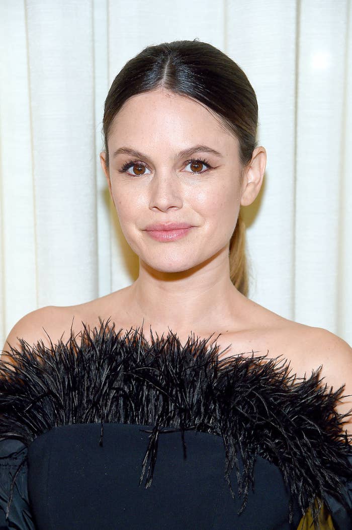 Rachel Bilson at the Christian Siriano show in February 2020