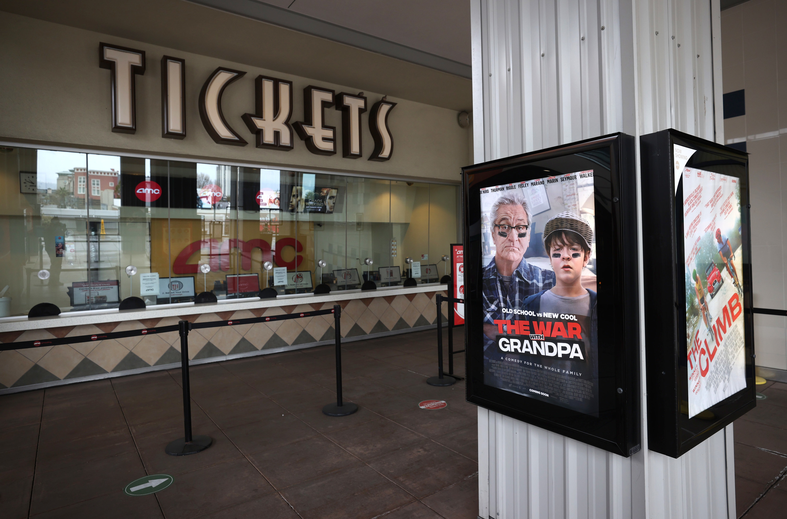 Movie ticket booth