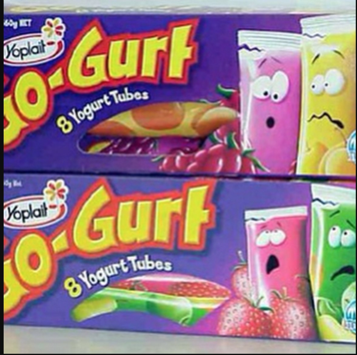 An old fashioned box of Go-Gurts