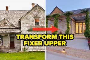 Transform this fixer upper to make it new and modern