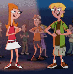 Candace and Jeremy dancing