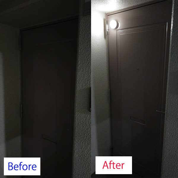 玄関が暗い人にオススメしたい 無印良品の 小さな照明 で夜の不安が解消された
