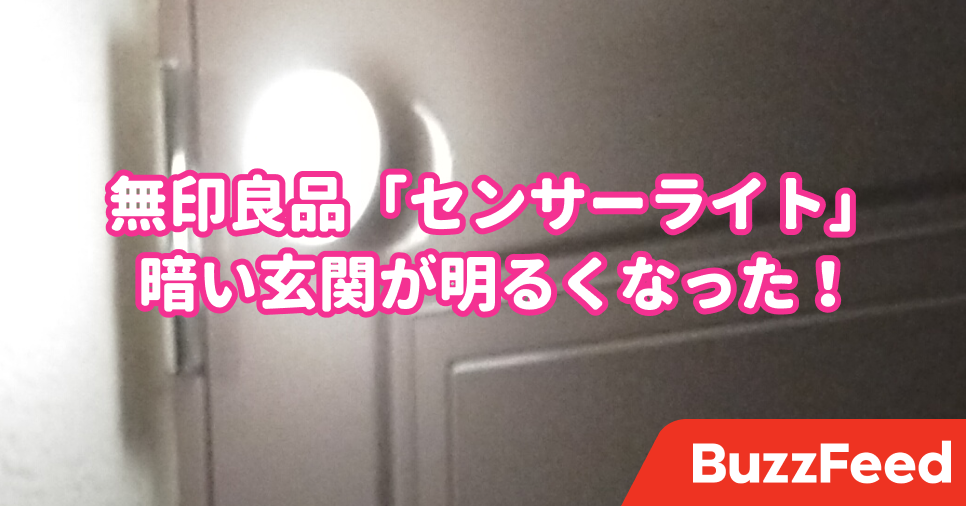 玄関が暗い人にオススメしたい 無印良品の 小さな照明 で夜の不安が解消された