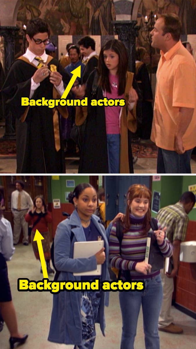 Background actors in &quot;Wizards of Waverly Place&quot; and &quot;That&#x27;s So Raven&quot;