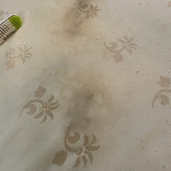 reviewer's mattress covered in stains
