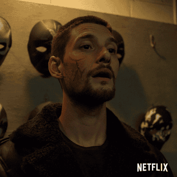 Ben Barnes smiling in a GIF from The Punisher