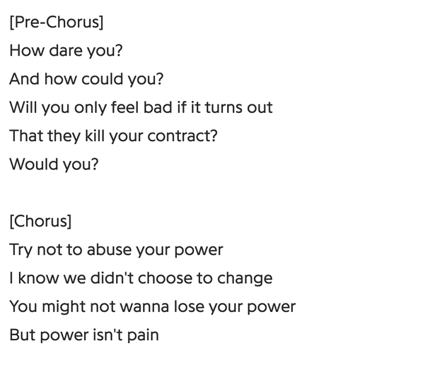 Billie Eilish Your Power Song Meaning