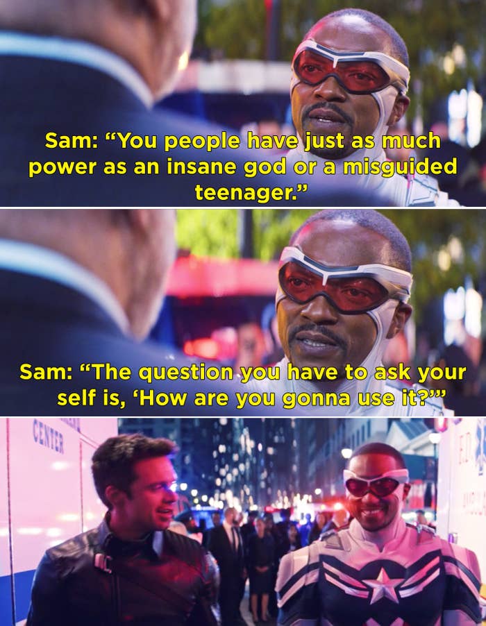 Sam asking how the senators are going to use their power