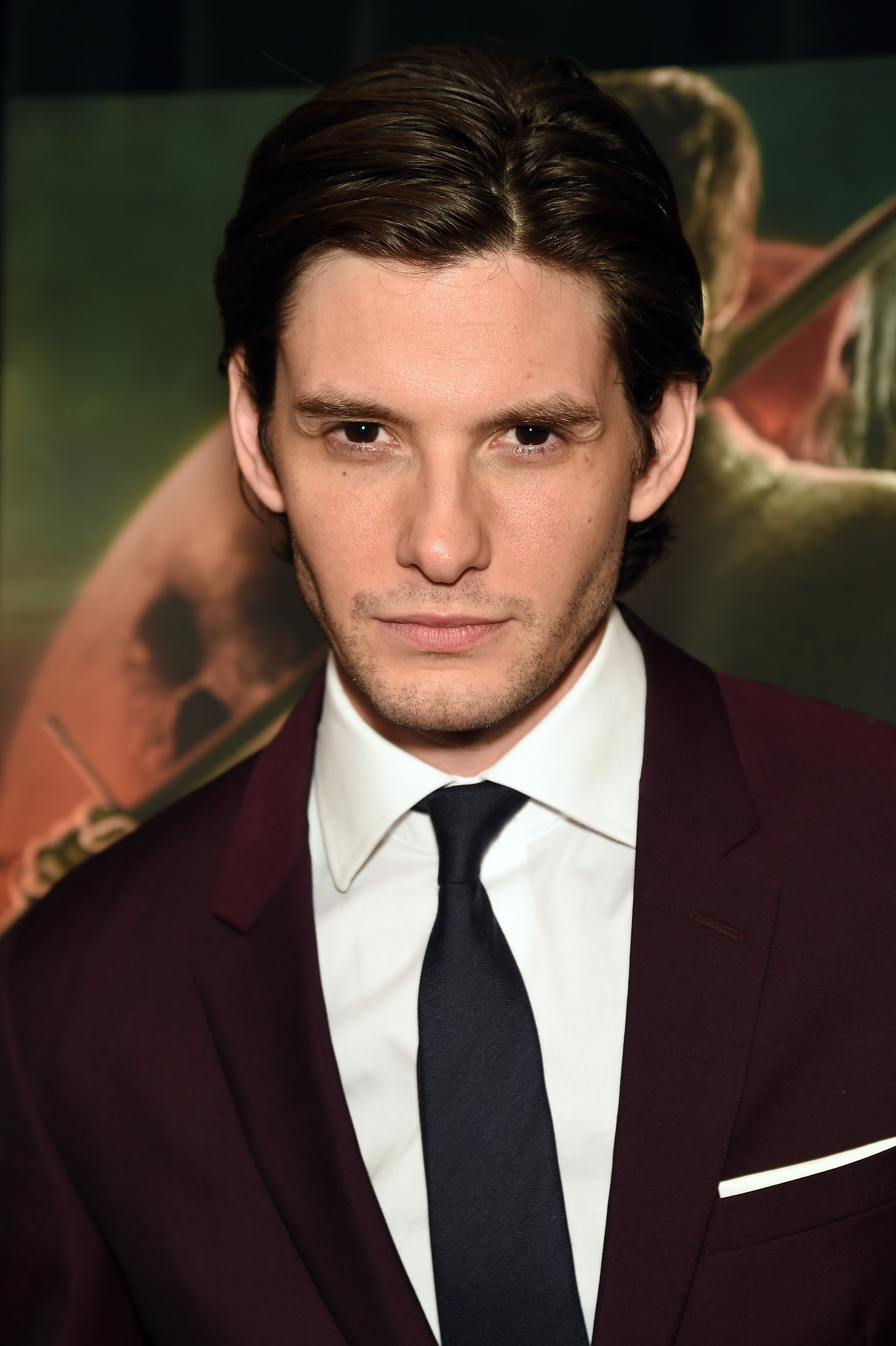 Ben Barnes in a suit and tie