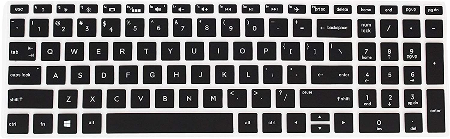 A keyboard cover on a keyboard 