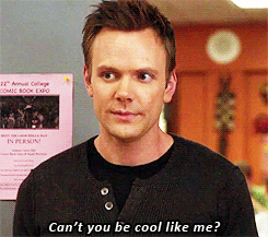 Joel Mchale&#x27;s character on Community asks &quot;can&#x27;t you be cool like me?&quot; 