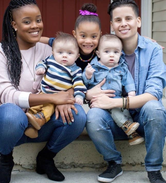 Team2moms family photo.
