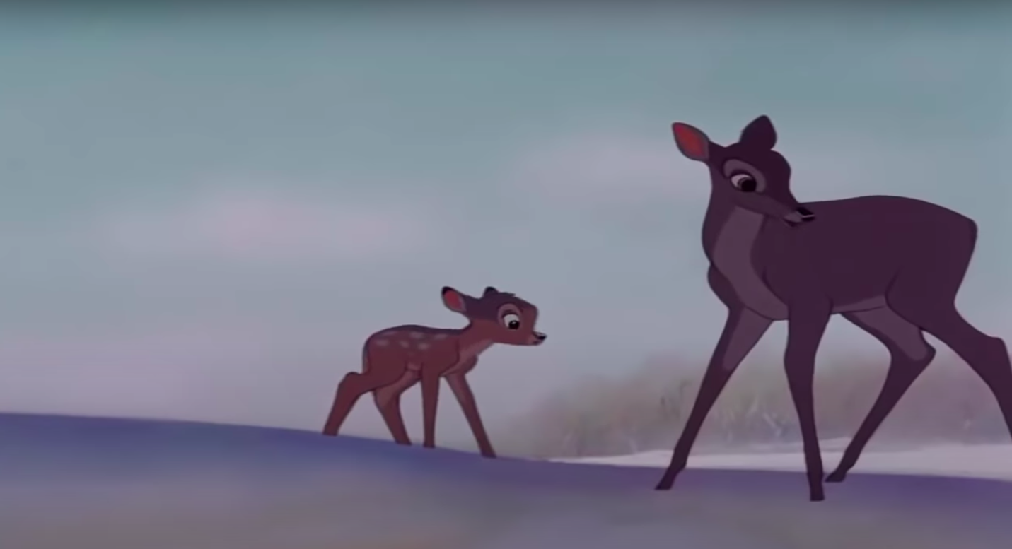 Bambi and her mother in &quot;Bambi&quot;