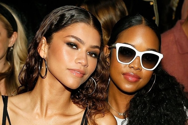 zendaya and H.E.R. posing together