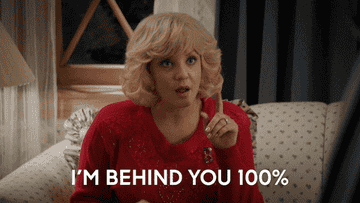 The Goldbergs saying &quot;I&#x27;m behind you 100%&quot;