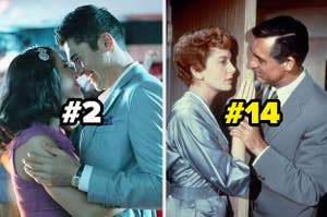 Crazy Rich Asians ranked at number 2 and An Affair to Remember ranked at  number14