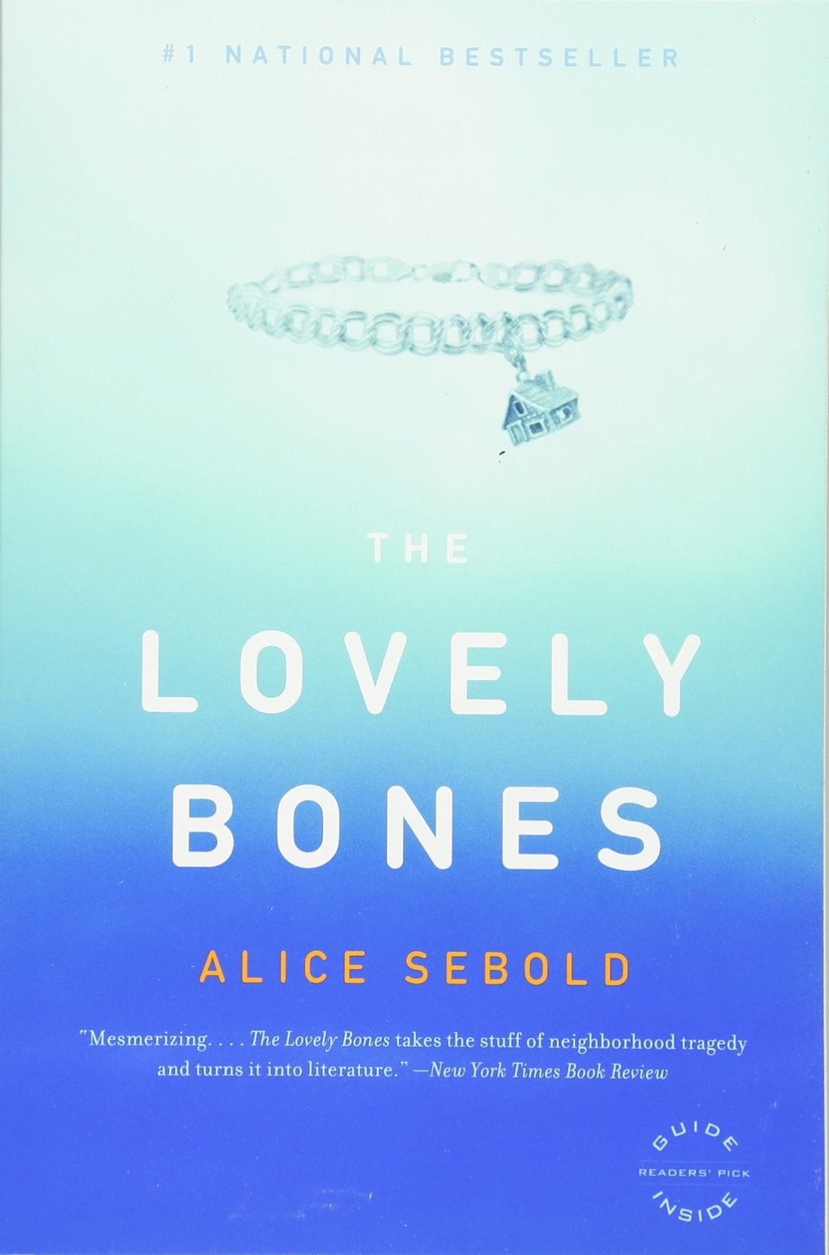 the cover of the lovely bones by Alice sebold 