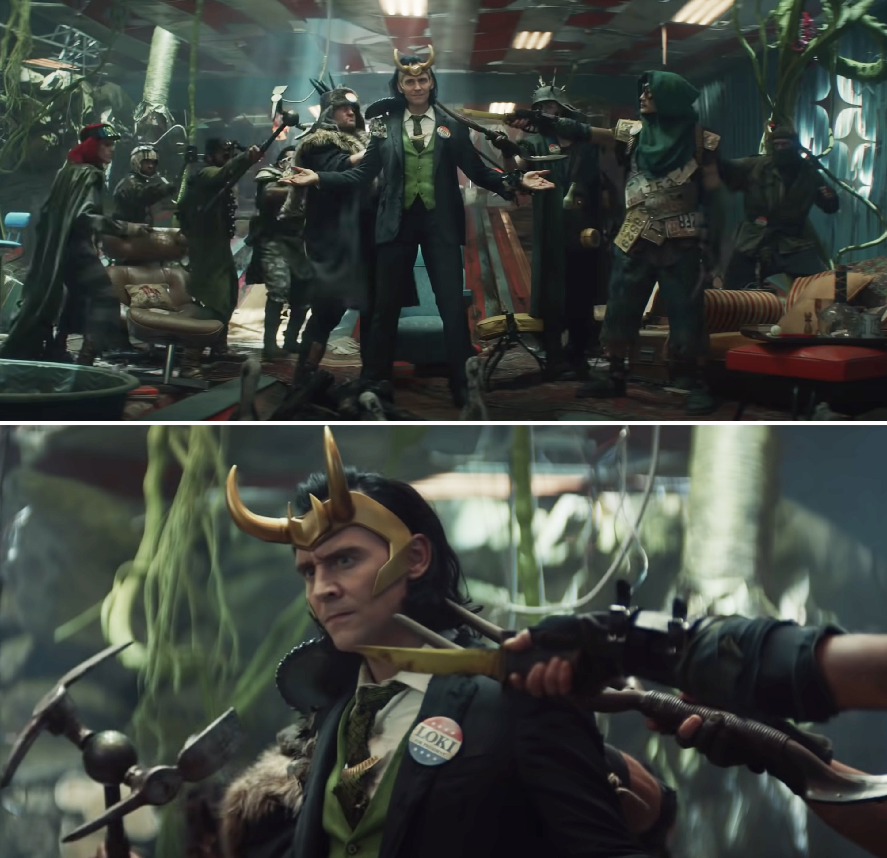 Loki in a standoff