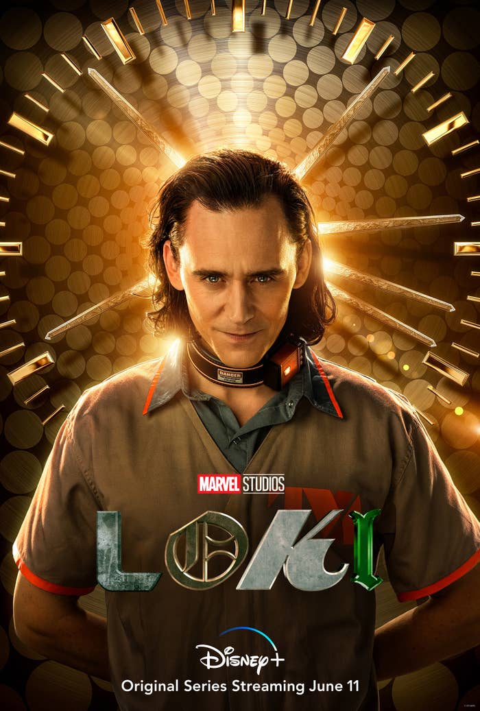 Loki poster with Loki wearing a monitoring collar