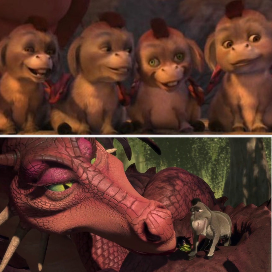 shrek donkey and dragon meme