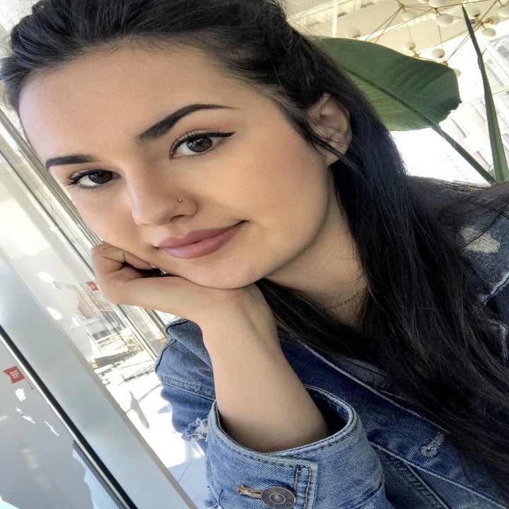 Reviewer face after using cream