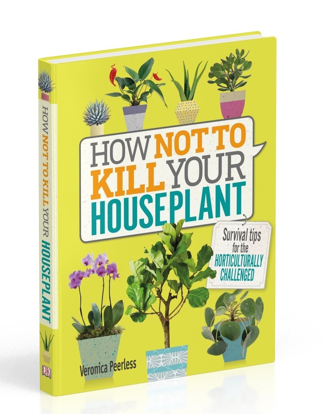 A book titled how not to kill your houseplant
