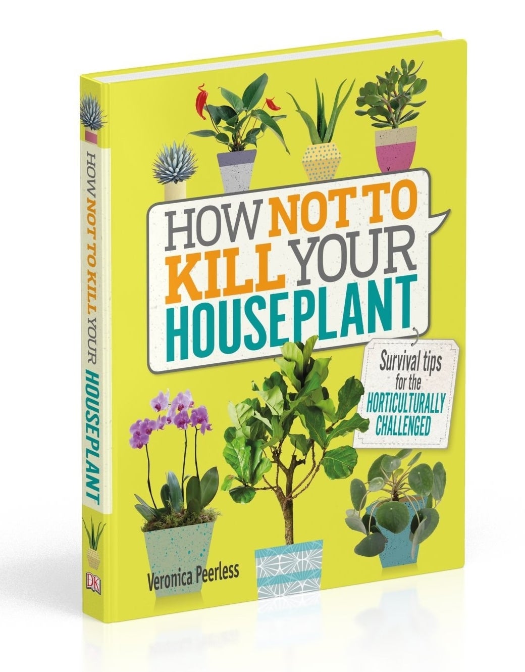 A book titled how not to kill your houseplant