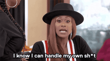 Tami Roman says, &quot;I know I can handle my own shit&quot;