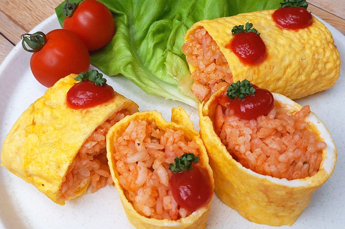 行楽の季節に くるくる可愛いロールオムライス