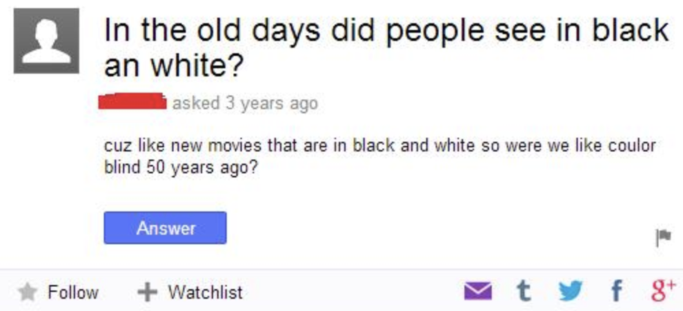 31 Hilarious Yahoo Answers Posts