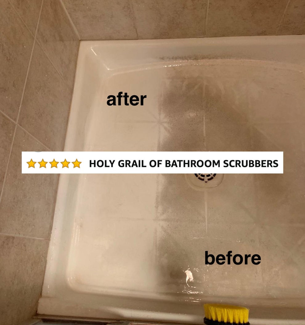 Rubbermaid Reveal Power Scrubber & 1 Bonus Head - Tile Grout Corners  Crevices