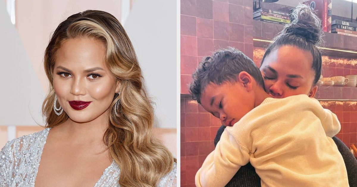 Chrissy Teigen Teaches Son To Embrace Emotions And Cry