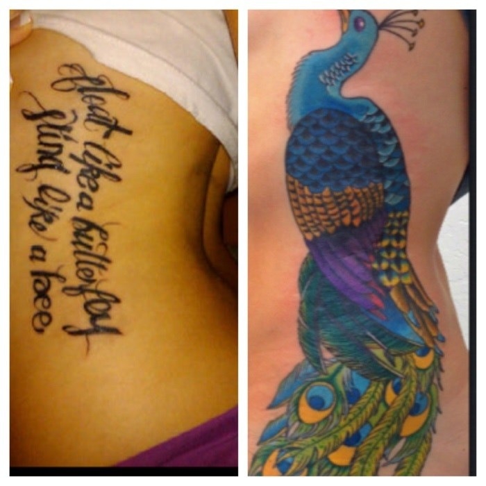 bad tattoo cover up