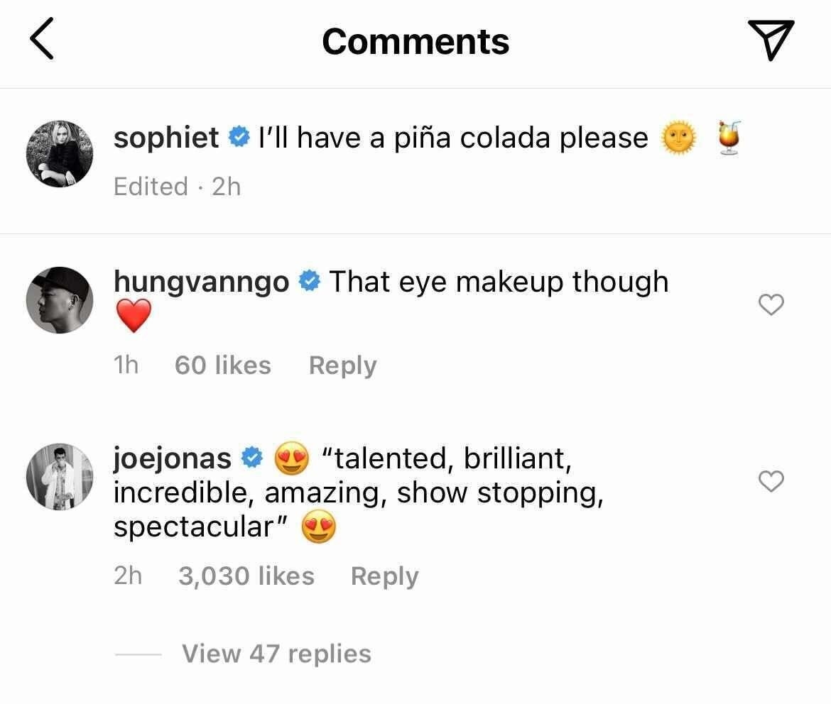 A screenshot of Joe&#x27;s comment