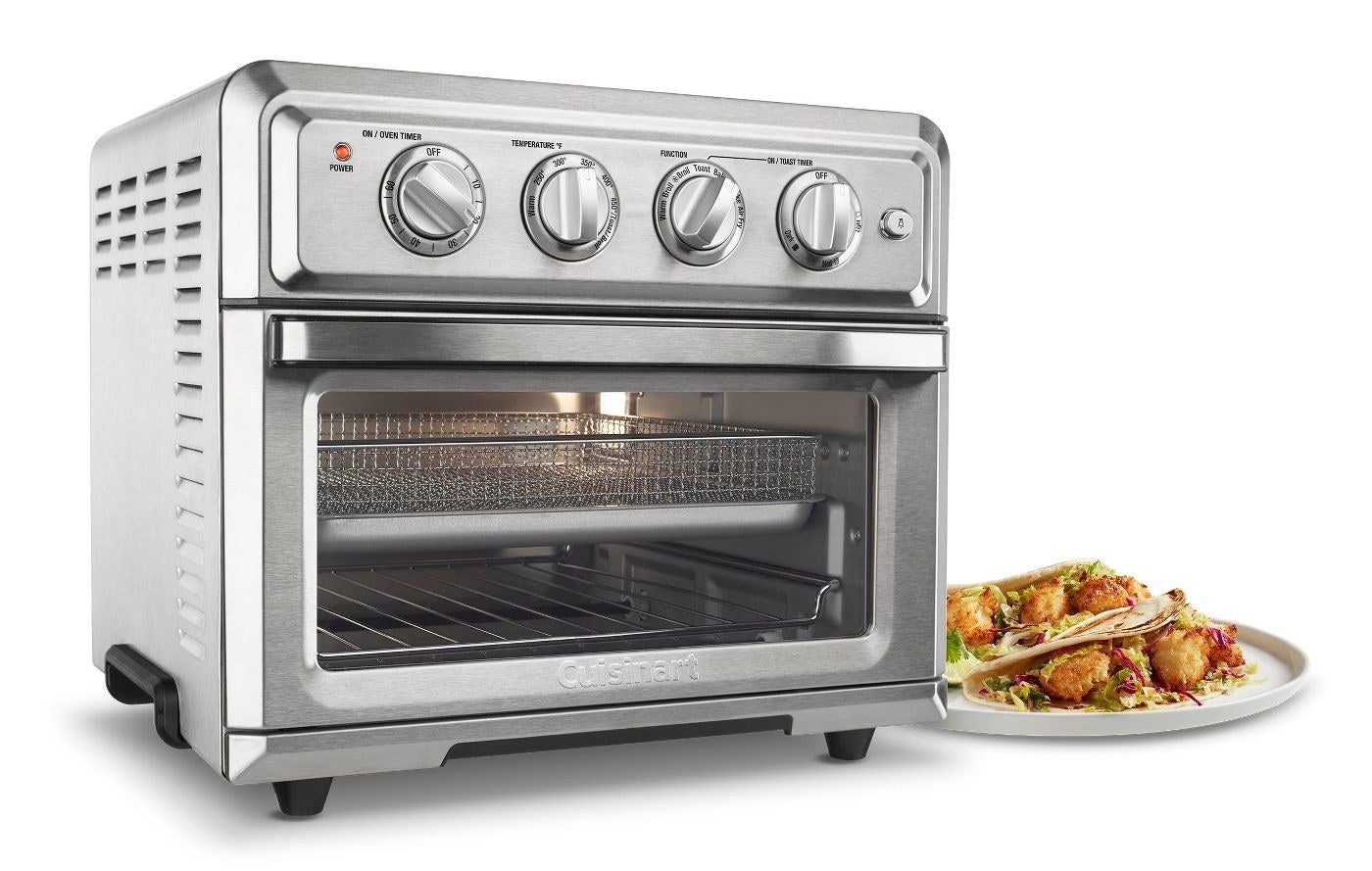 The toaster oven and air fryer