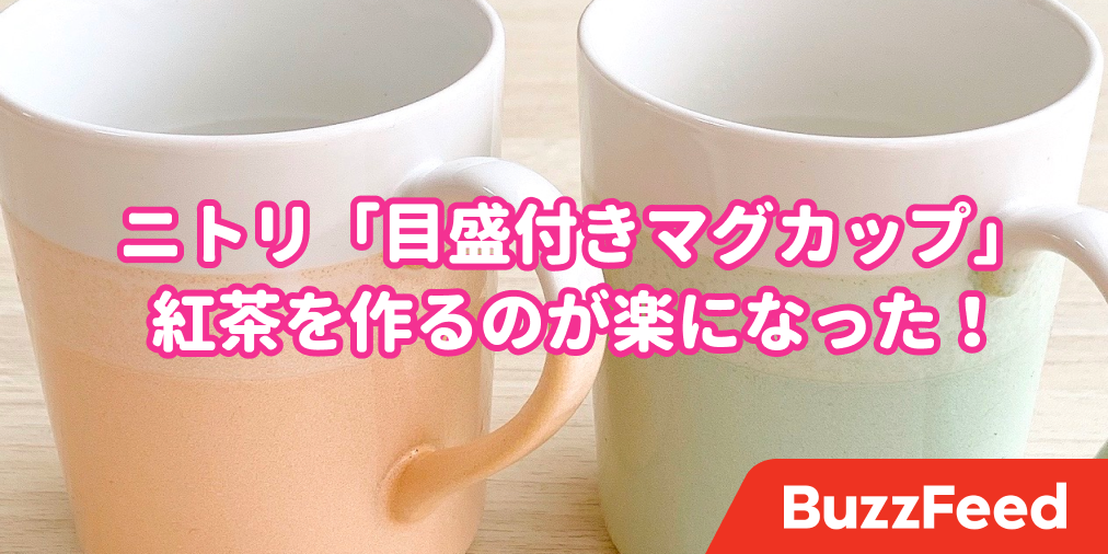 ニトリの 目盛付きマグ が素晴らしすぎる もう普通のマグカップには戻れないよ