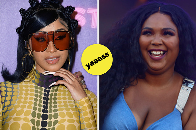 Cardi B attends the premiere of the movie "Hustlers" and Lizzo performs at her concert.