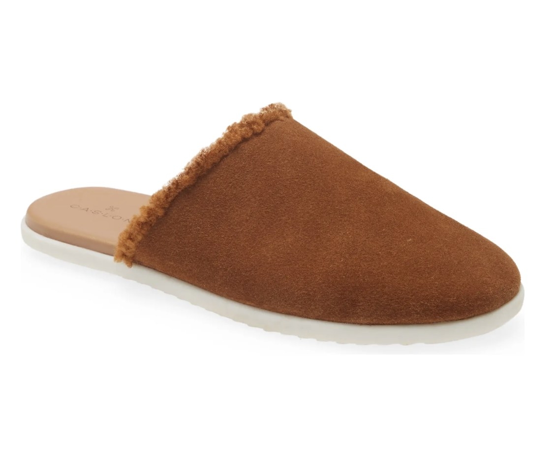 Brown slippers