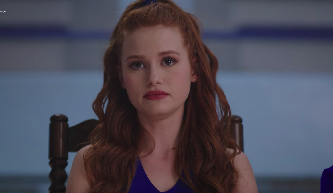 Cheryl doing interviews for the cheerleading team in &quot;Riverdale&quot;
