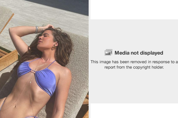 KhloÃ© Kardashian Deleted Bikini Pic Is Facing Legal Action