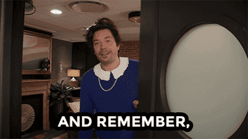 Jimmy Fallon reminding everyone to be kind