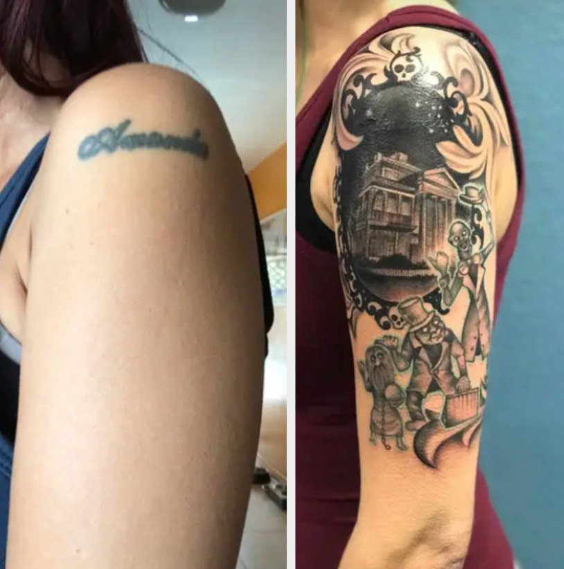 18 Tattoo Cover Up Before And After Pics