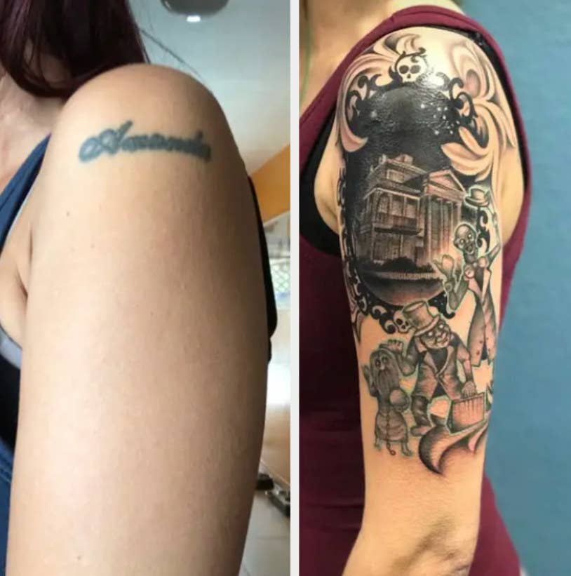 18 Tattoo Cover Up Before And After Pics