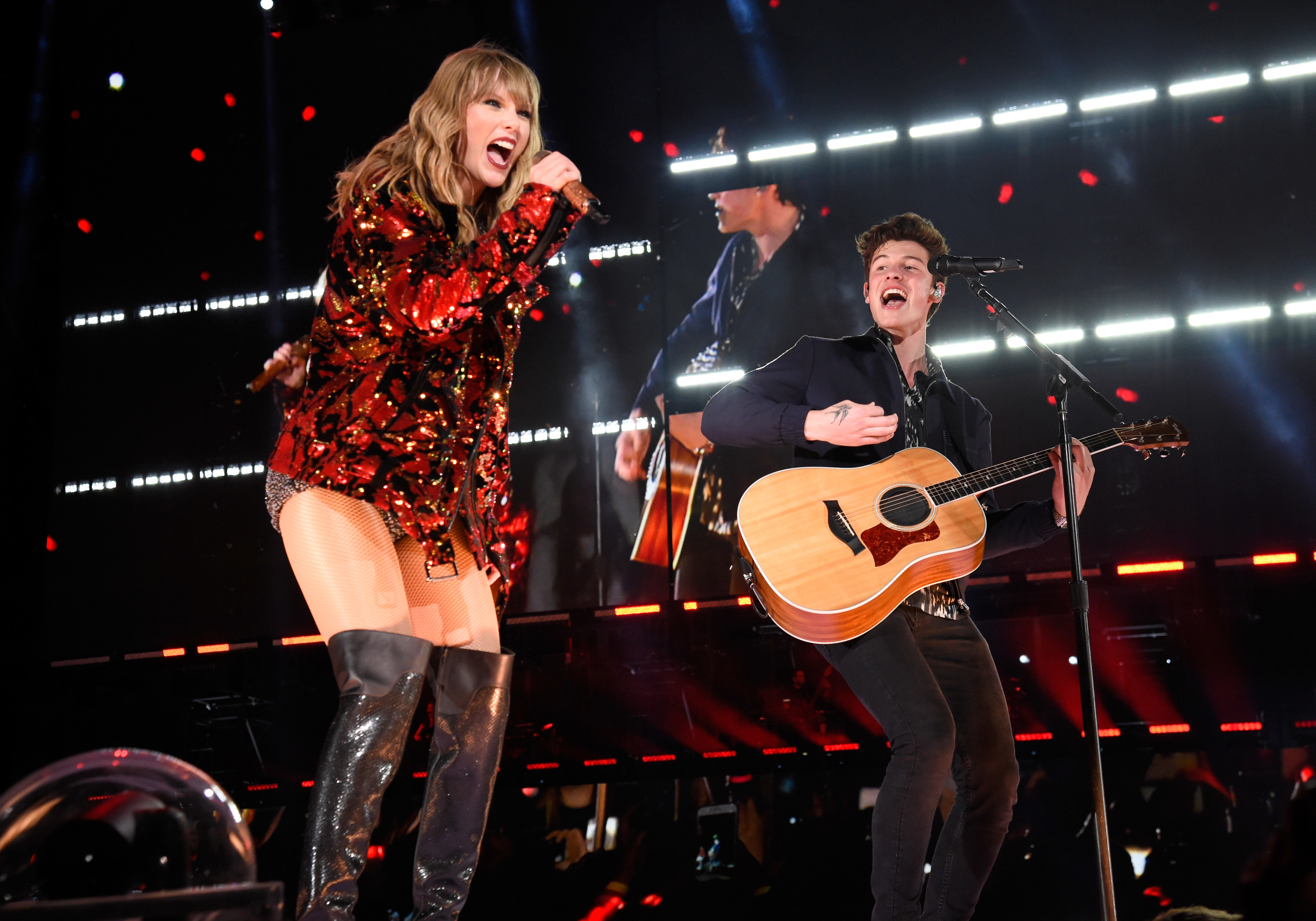 Taylor Swift and Shawn Mendes