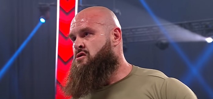 Braun Strowman looking angry