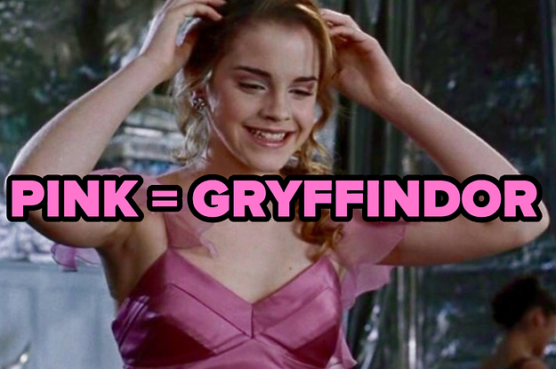 hermione granger smiles and holds her hands on her head. the words