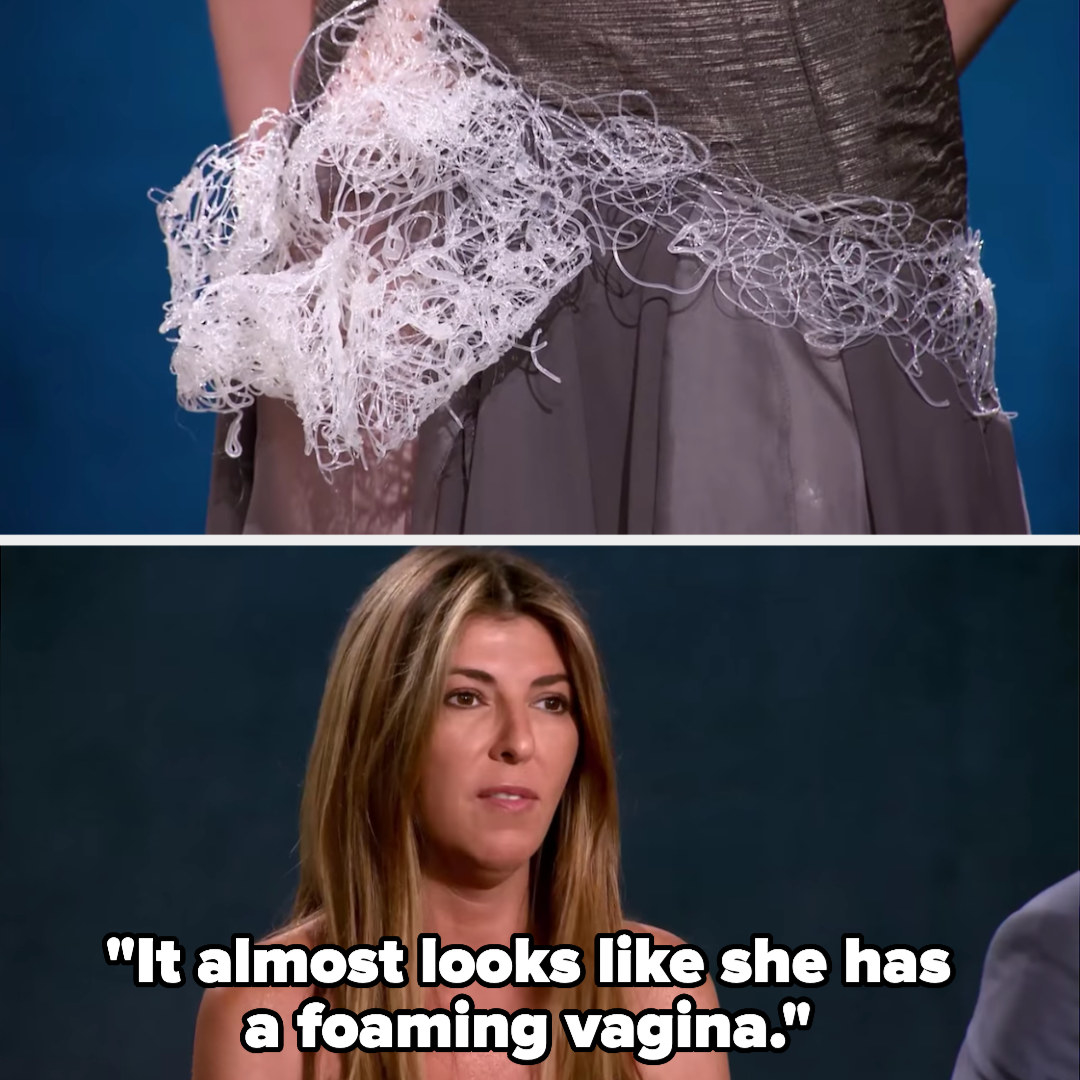 Nina says a gown makes a model look like she has a &quot;foaming vagina&quot; 