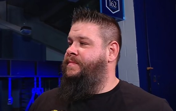 Kevin Owens looking off-camera