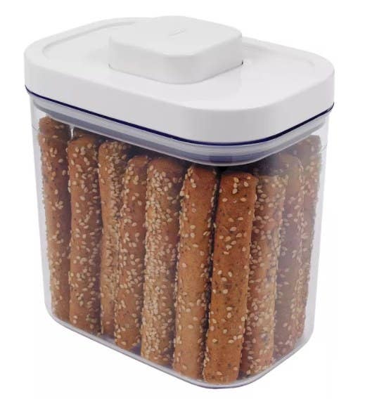 A BPA-free storage container (1.7 quart capacity) that stores everything from coffee to rice to sugar