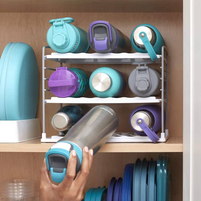 26 Products To Easily Organize Your Kitchen Cabinets